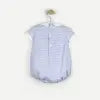 Boys' Overalls In White And Sky Blue