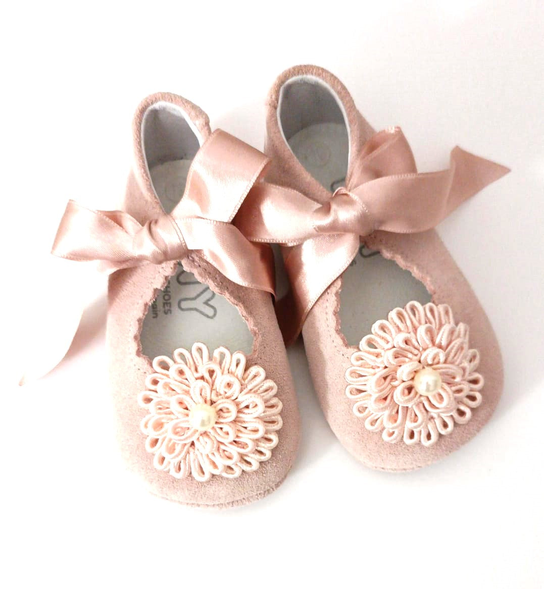Girls White Leather Shoes