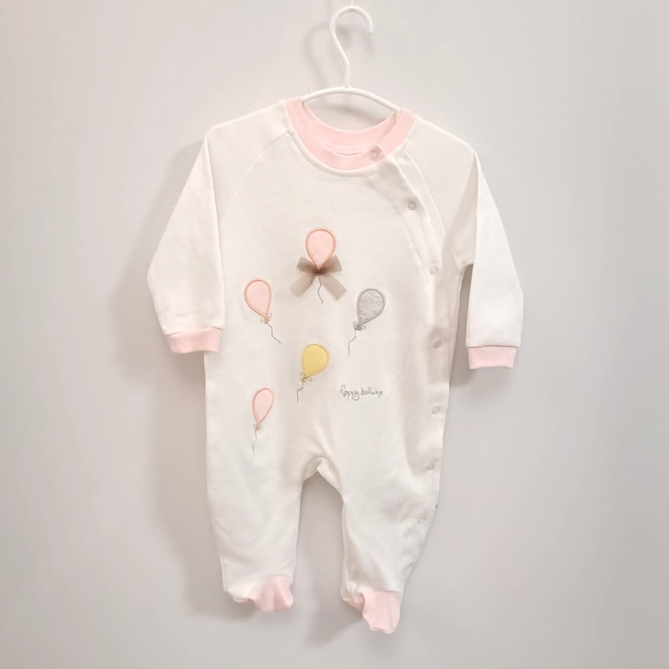 Girls Set Made Of Pure Cotton With Lovely Little Balloons