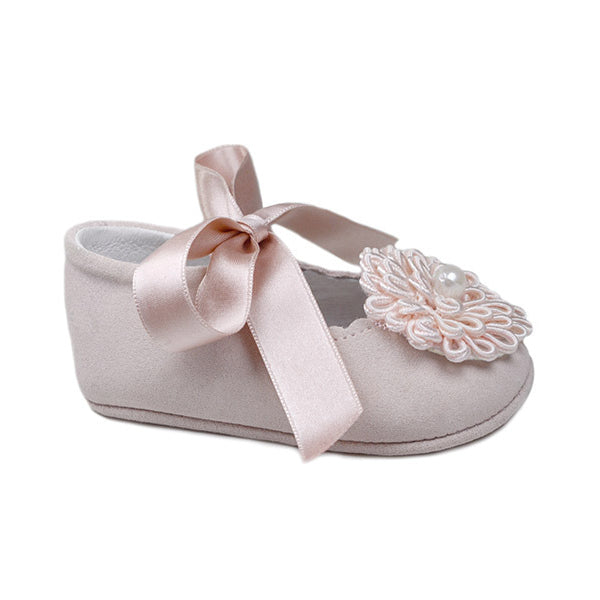 Girls White Leather Shoes